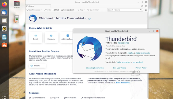 thunderbird 78 google calendar